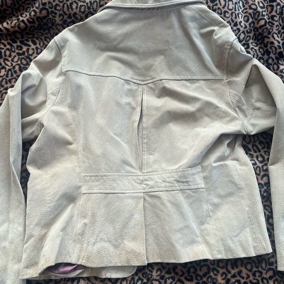 Wilson Leather Suede tan jacket coat XL - Picture 5 of 8